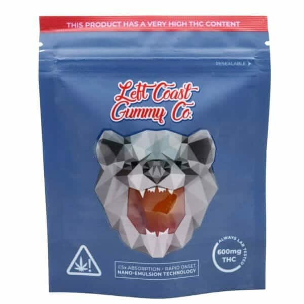 LEFTCOAST600MGTHC (1) LEFT COAST GUMMY CO - 600MG THC
