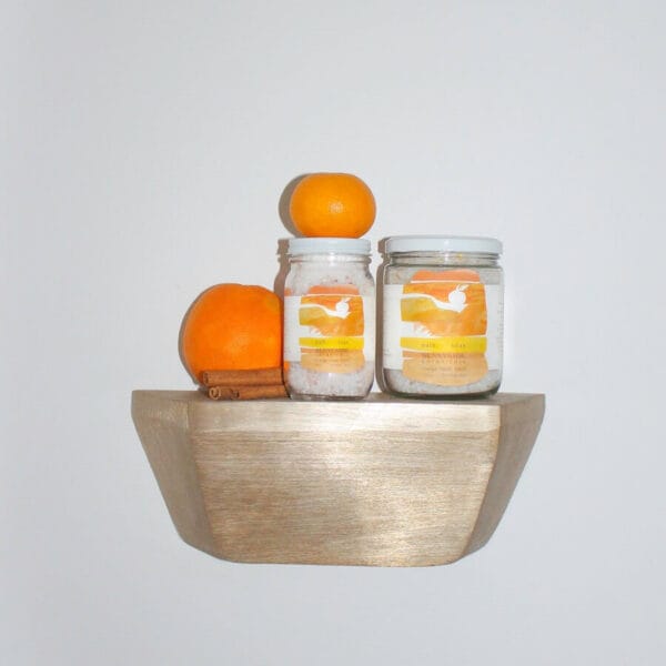 bath-salt-orange-spice-on-shelf SUNNYSIDE BOTANICALS - CBD BATH SOAK - 300 MG CBD - ORANGE SPICE