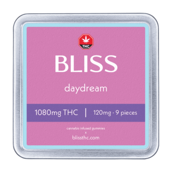 BLISSDAYDREAM1080MG2 (1) BLISS - DAYDREAM - PREMIUM INFUSED GUMMIES - 1080MG THC
