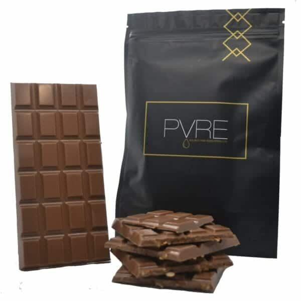 PVRE ROSIN HAZLENUT CHOCOLATE BAR– SATIVA - 1600MG ROSIN - SOLVENTLESS