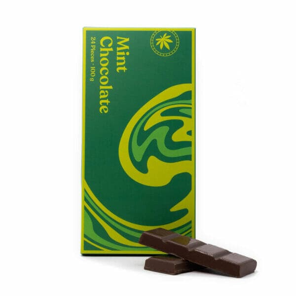 GRANDPAS MEDICINE - CHOCOLATE MINT BAR - 2400MG THC