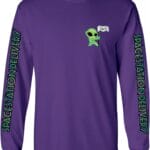 spacestationlongsleevefront SPACESTATION LONG SLEEVE SHIRT - ROYAL PURPLE