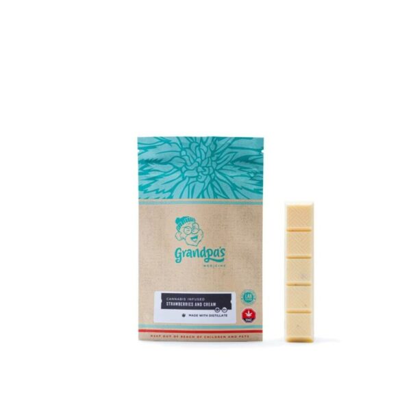grandpas-chocolatebars-strawberries-and-cream-1024x1024-1-4 GRANDPAS MEDICINE - MINT DARK CHOCOLATE - 150MG THC