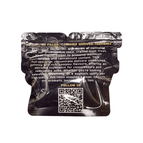 HASHWARS1GRAMLIVERESINCARTBACK (1) HASH WARS LIVE RESIN CARTS - BLUE ZUSHI GUSHER - 1 GRAM