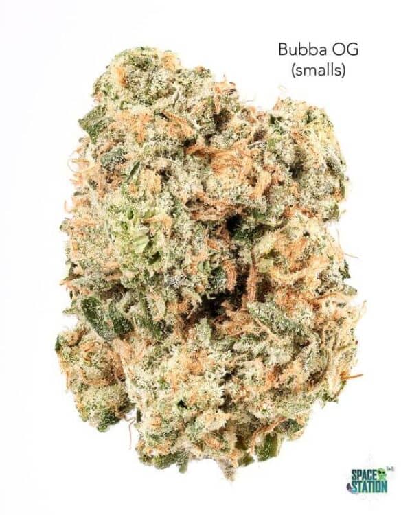 1 OUNCE  - 2 OUNCES 5 - BUBBA OG (SMALLS) - AA+