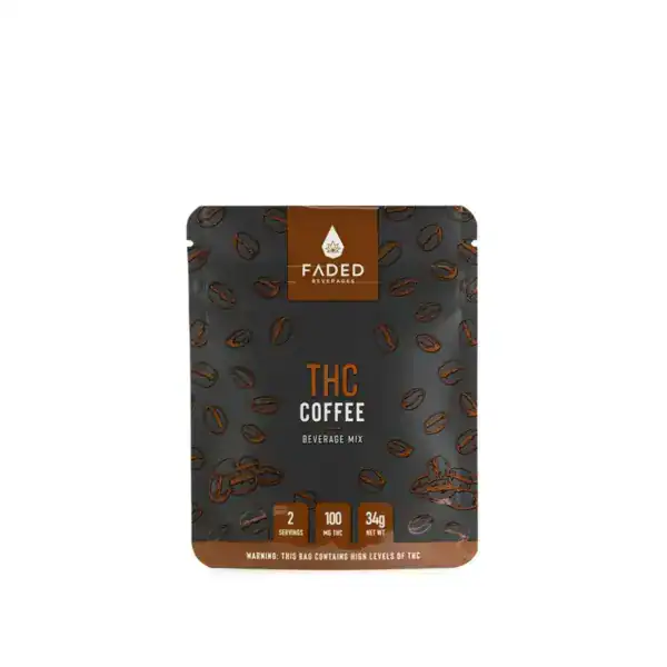 FADEDTHCCOFFEE FADED BEVERAGES - THC COFFEE - 100MG