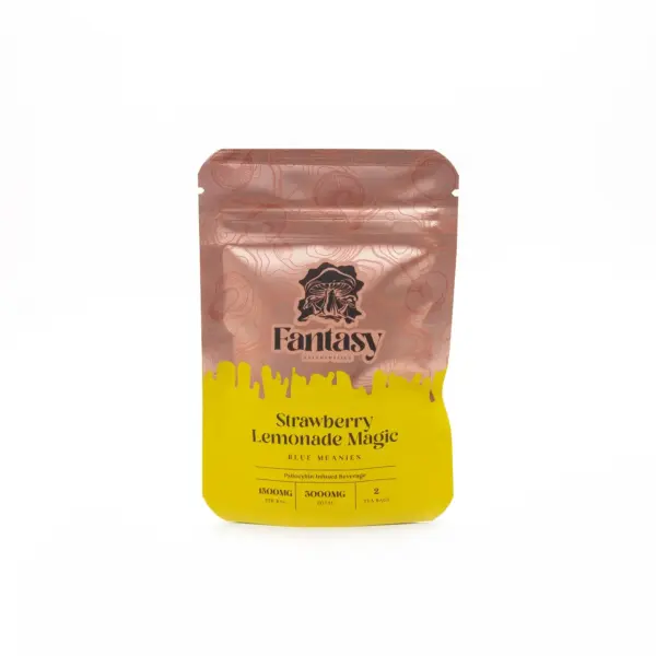 FANTASYSTRAWBERRYLEMONADEMAGIC FANTASY PSYCHEDELICS - MUSHROOM TEA BAGS - STRAWBERRY LEMONADE MAGIC BLUE MEANIES