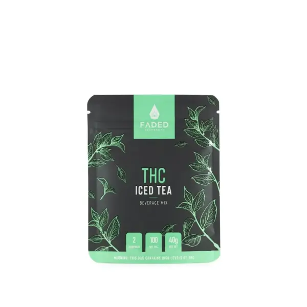 THC_icedtea FADED BEVERAGES - THC ICED TEA - 100MG
