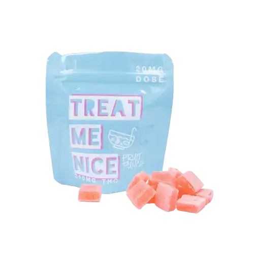 TREATMENICEFRUITPUNCH240MGTHC TREAT ME NICE EDIBLES - FRUIT PUNCH - 240MG THC