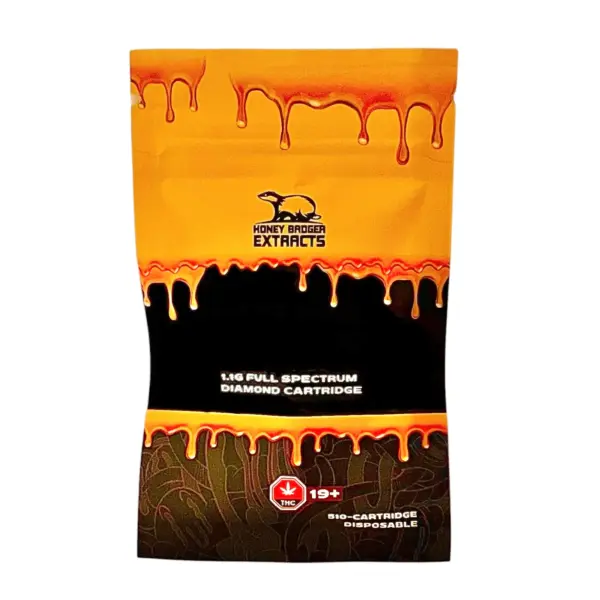 HONEY-BADGER-FULL-SPECTRUM-VAPE-CART HONEY BADGER EXTRACTS - FULL SPECTRUM VAPE CART - GELATTI