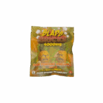 SLAPSBRICKPINEAPPLEFRONT4000MG SLAPS BRICKS - SOUR PUNCHIN' PINEAPPLE - 4000MG THC