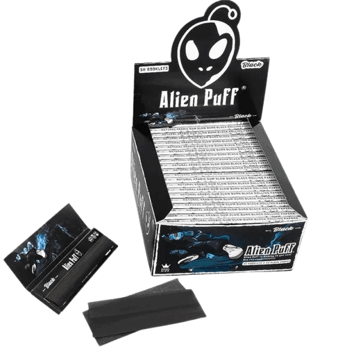 ALIENPUFFBLACK (1) ALIEN PUFF ROLLING PAPERS - BLACK