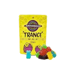 AMAZEBALLS TRANCE GUMMIES - 840MG THC - BLACK CHERRY