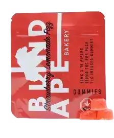 BLINDAPESTRAWBERRYLEMONADE BLIND APE - 300MG GUMMIES - STRAWBERRY LEMONADE FIZZ