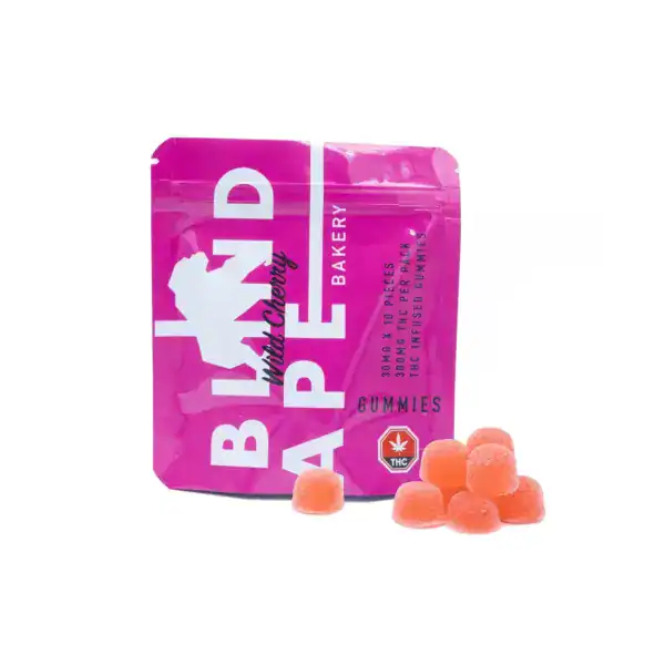 BLINDAPEWILDCHERRY (1) BLIND APE - 300MG GUMMIES - WILD CHERRY