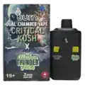 BURN6GRAMVAPECRITICALKUSHALASKAN-1 BURN LIFESTYLE CO - 6 GRAM DUAL CHAMBER DISPOSABLE VAPE - CRITICAL KUSH X ALASKAN THUNDERFUCK