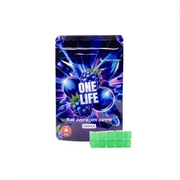 BlueRaspberryGummy-OneLifeEdibles-01 ONE LIFE EDIBLES - COLA