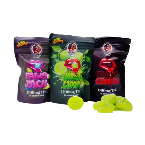 MAMA ANNES -  1500MG CBD + 100MG MELATONIN GUMMIES - WATERMELON