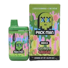 PACKMANGUAVACRUSH-1 PACKMAN – GUAVA CRUSH – LIVE RESIN + LIQUID DIAMOND VAPES – 2 GRAMS