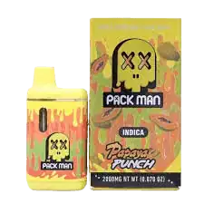 PACKMANPAPAYAPUNCH PACKMAN – PAPAYA PUNCH – LIVE RESIN + LIQUID DIAMOND VAPES – 2 GRAMS