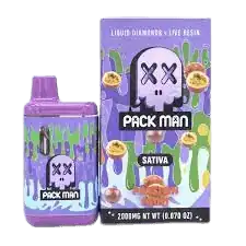 PACKMANPASSIONFRUIT PACKMAN – PASSION FRUIT – LIVE RESIN + LIQUID DIAMOND VAPES – 2 GRAMS