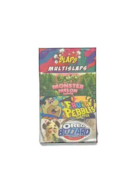 SLAPS - MULTI SLAPS - 9 PACK  (PURPLE GUSHERS + ORANGE PUNCH + 9LB HAMMER)