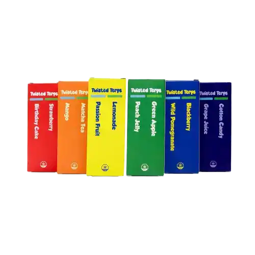 TwistedTerpsCOLLAGE TWISTED TERPS PREMIUM DISPOSABLE 2 GRAM VAPE – VANILLA + LEMON CHERRY