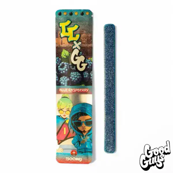 GOOD GUYS X CANDY CARTEL SOUR GUMMY STRIP - GRAPE (500MG THC)