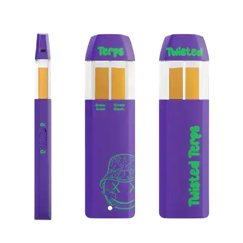 twistedTERPSVAPESOPEN TWISTED TERPS PREMIUM DISPOSABLE 2 GRAM VAPE – VANILLA + LEMON CHERRY